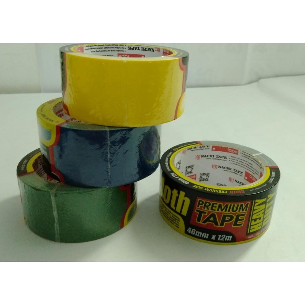 

LAKBAN / ISOLASI KAIN HITAM NACHI 2"X12YDS