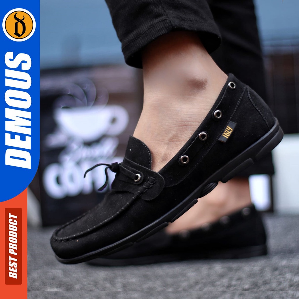 DEMOUS Marioz - Sepatu Slip On Pria Casual Original