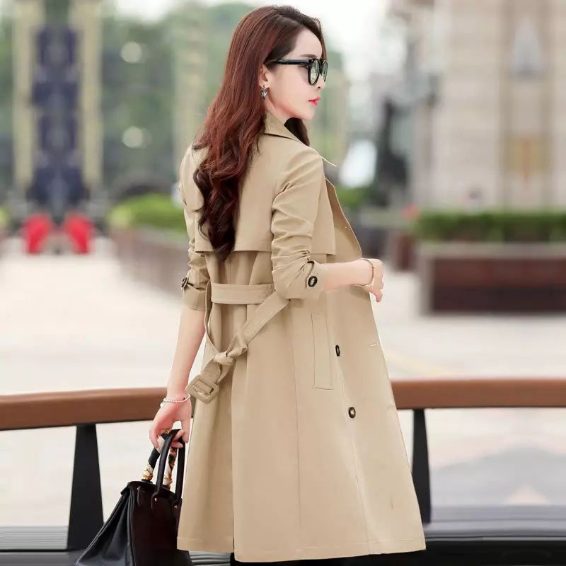 Mantel coat wanita model longgar blazer wanita jaket safari wanita jaket korea