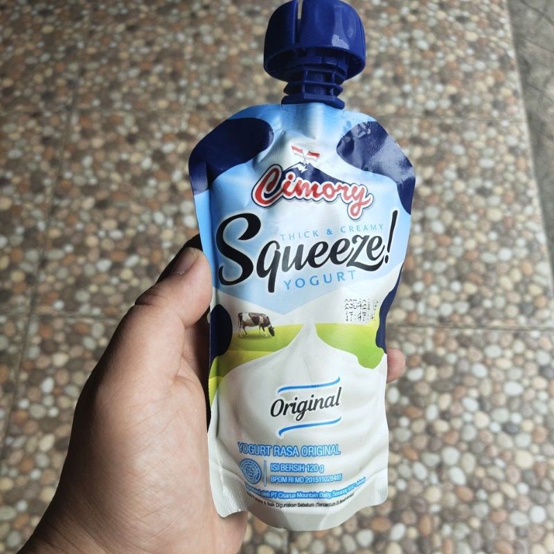 

CIMORY SQUEEZE YOGURT ORIGINAL 120GR