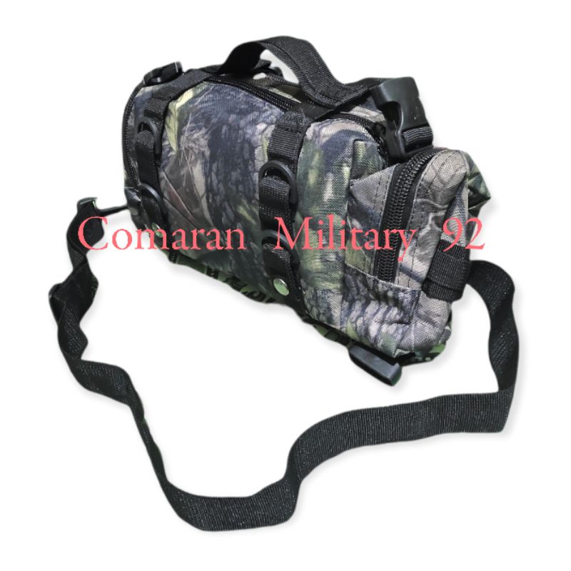 TAS CAMO - TAS SELEMPANG LORENG CAMO PERBAKIN