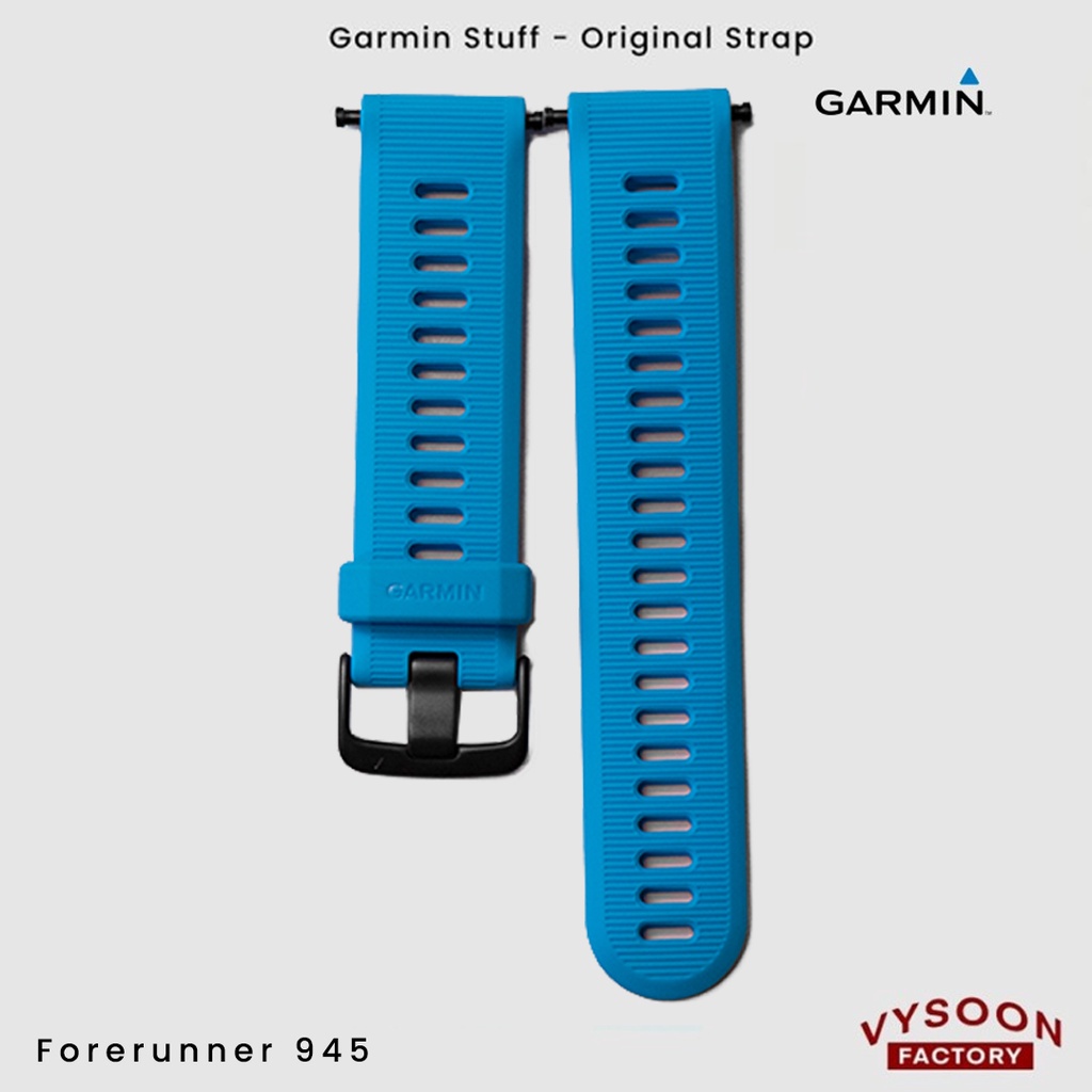 Strap Rubber Tali Jam Smartwatch Garmin Forerunner 945 Original - Blue