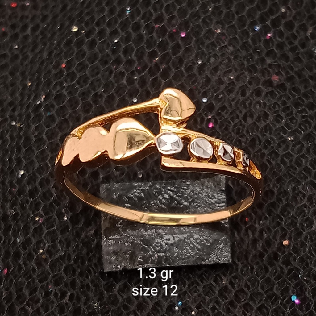 Cincin Emas 17K - 1.3 gr Kadar 750 - 310