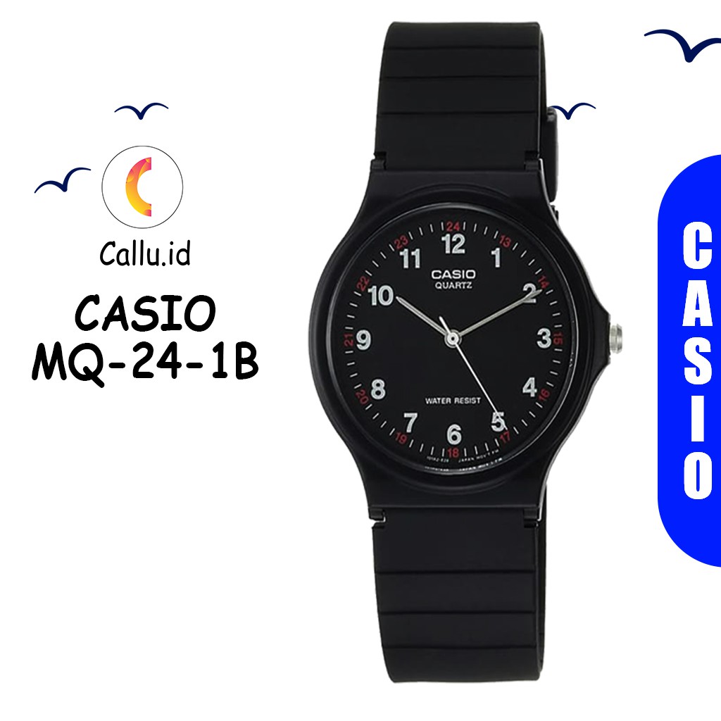 JAM TANGAN CASIO/ JAM TANGAN CASIO MQ-24/ CASIO MQ-24 /Casio MQ-24 Original / JAM TANGAN ANTI AIR