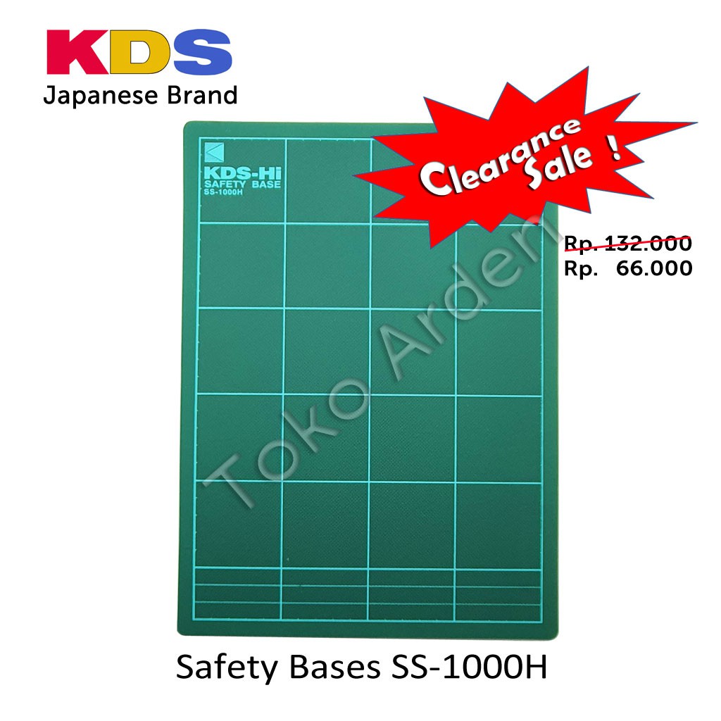 

Pisau Cutter KDS Safety Bases SS-1000H / CUTTING MAT Clearance Sale