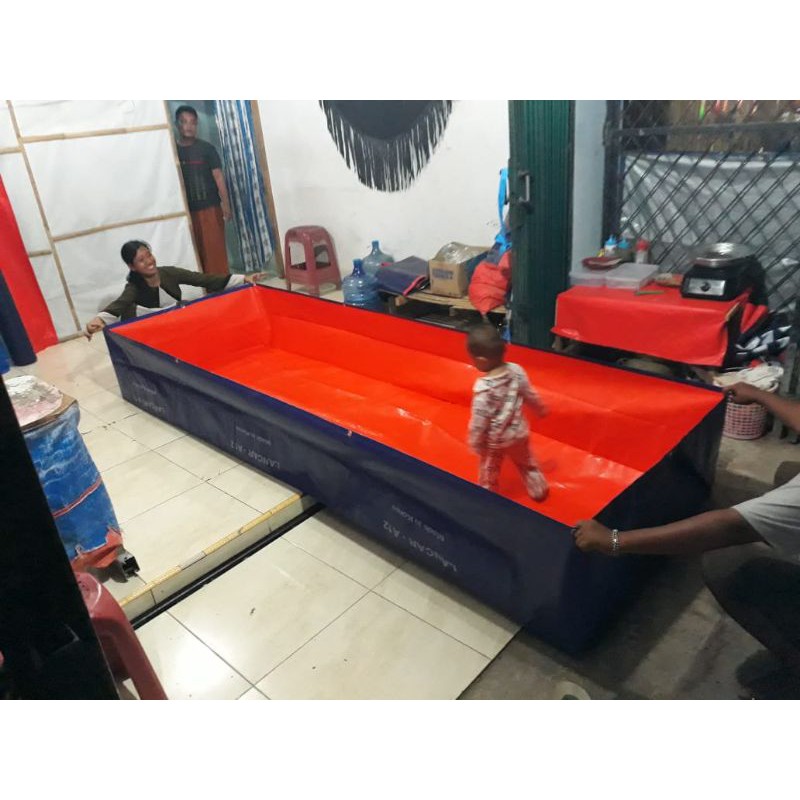 TERPAL kolam ikan TYPE A12 ukuran (300×100×50)