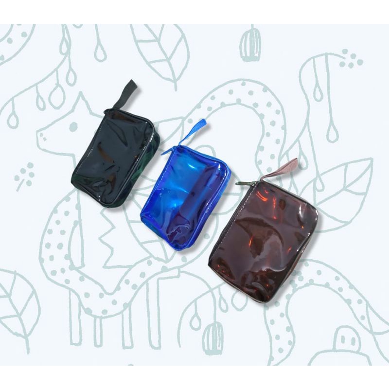 tas kosmetik transparan/mika