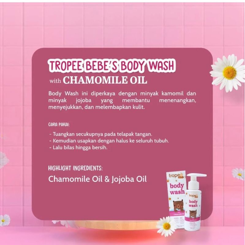 TROPEE  Body Wash With Chamomile Oil