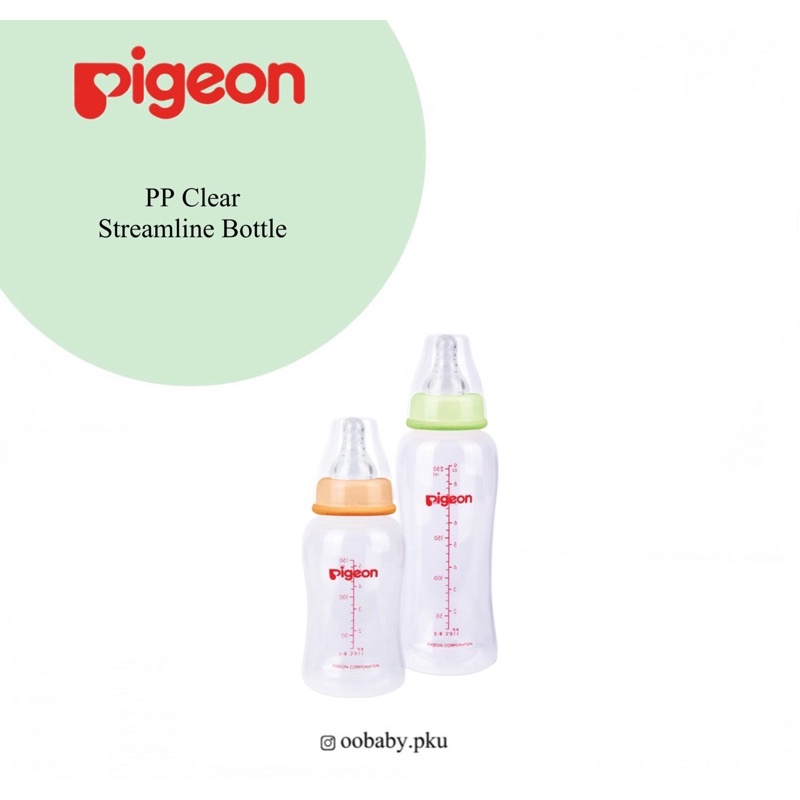 pigeon PP Clear flexible streamline bottle