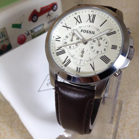 Fossil FS4735 Brown Silver 45mm ERK