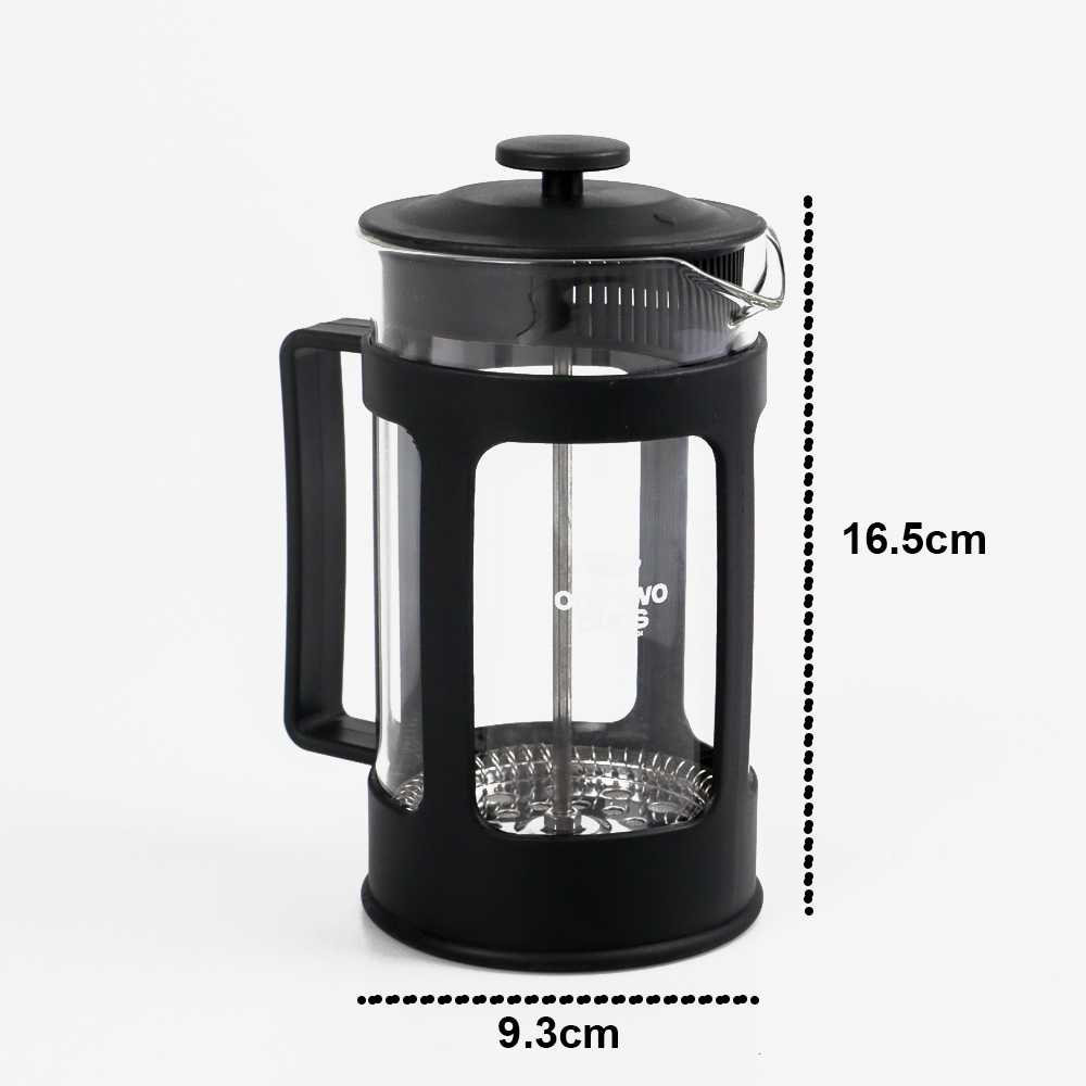 TD - DPR One Two Cups Teko Kopi French Press Coffee Maker Pot - KG73I