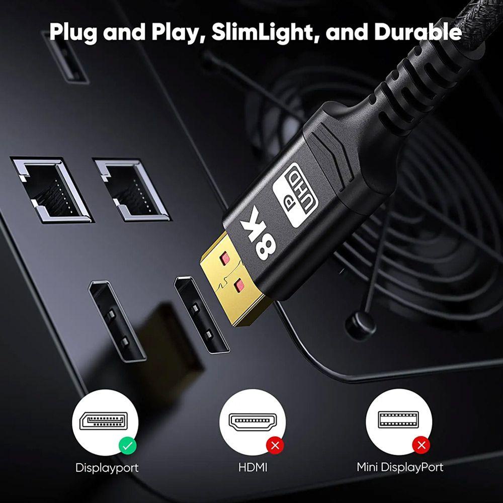 POPULAR Kabel HDMI Extension HDR Gaming Monitor 4K@120Hz Kabel Kartu Grafis Untuk PS5