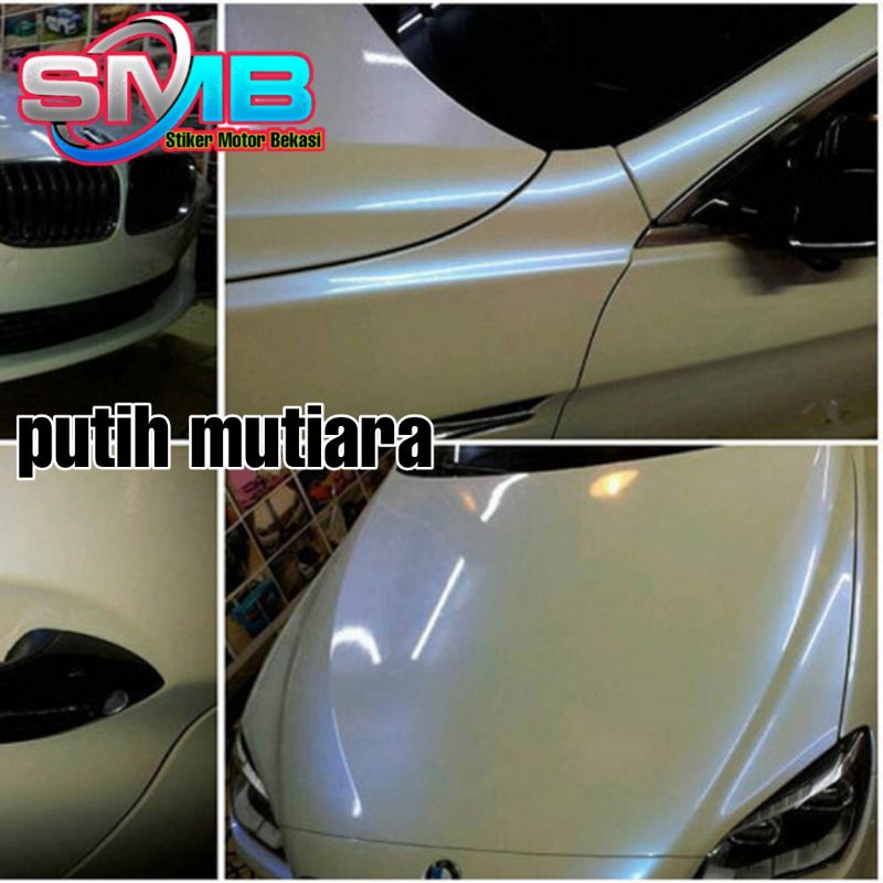 ID STIKER SKOTLET PUTIH LEMBAYUNG WHITE BUNGLON MUTIARA