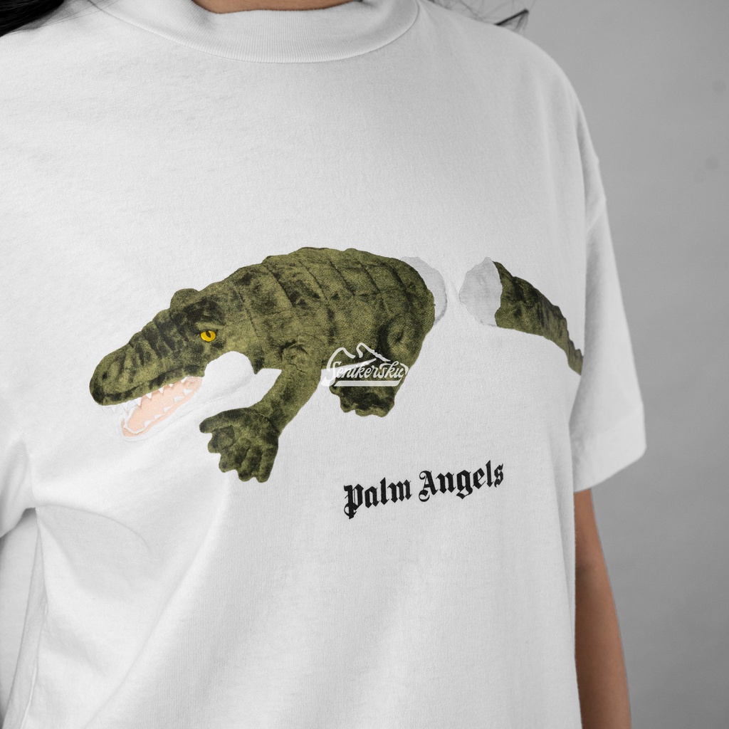 Palm Angels Croco White Tee