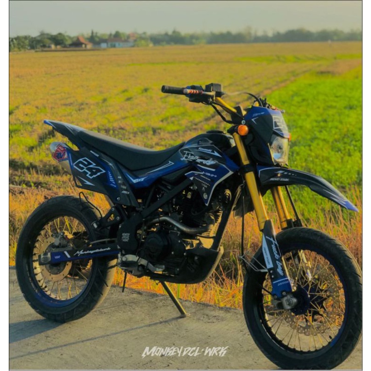 DECAL KLX D-TRACKER DEKAL STICKER SIMPLE CUSTOM SIMPLE