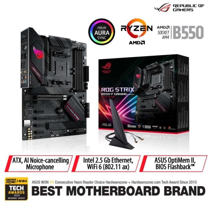 Mainboard Asus Rog Strix B550-F Gaming Wifi - Asus B550 F Gaming Wifi