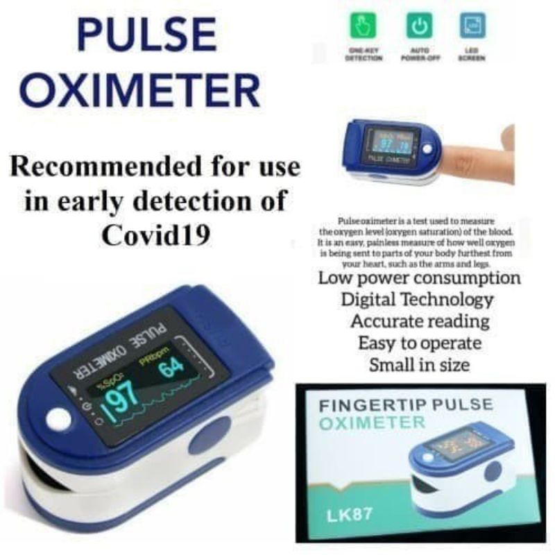 PULSE OXIMETER LK 87 ALAT UKUR DETAK JANTUNG DAN OKSIGEN LK87