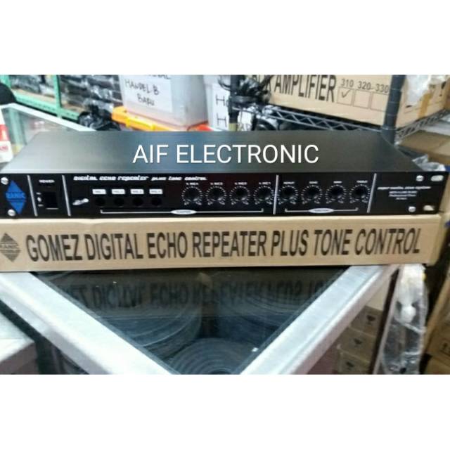 Box Digital Echo Repeater plus Tone Control GOMEZ