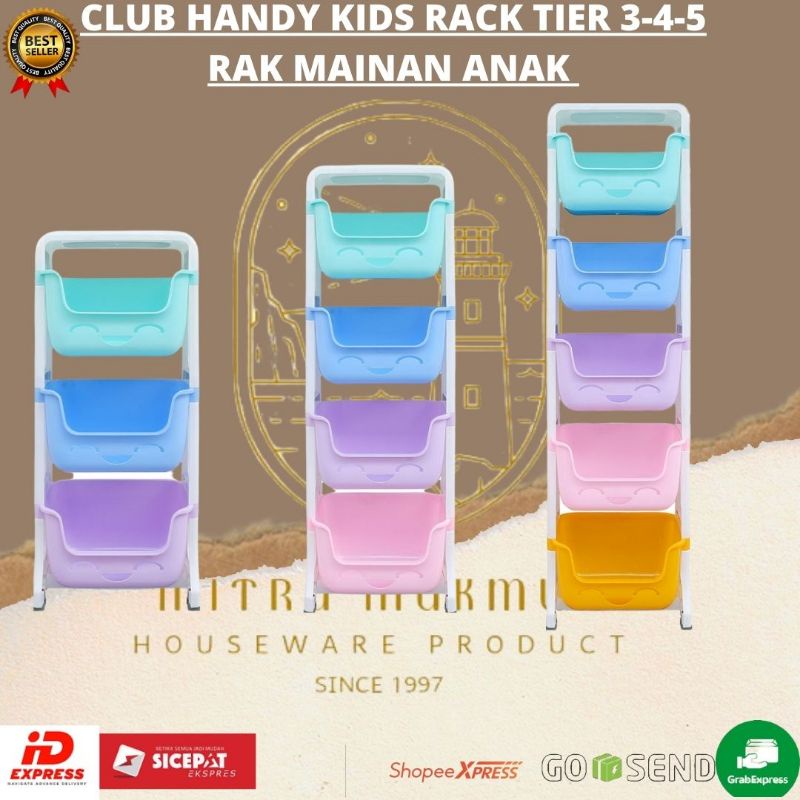 CLUB HANDY KIDS RACK TIER 3-4-5 / RAK MAINAN ANAK CLUB SUSUN 3-4-5