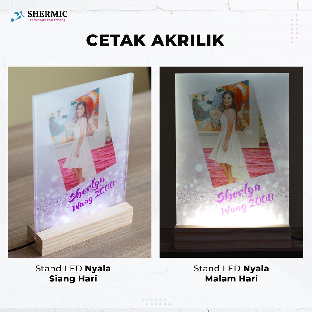 CETAK CUSTOM PRINT UV FRAME FOTO HIASAN AKRILIK ACRYLIC NOMOR ALAMAT RUMAH