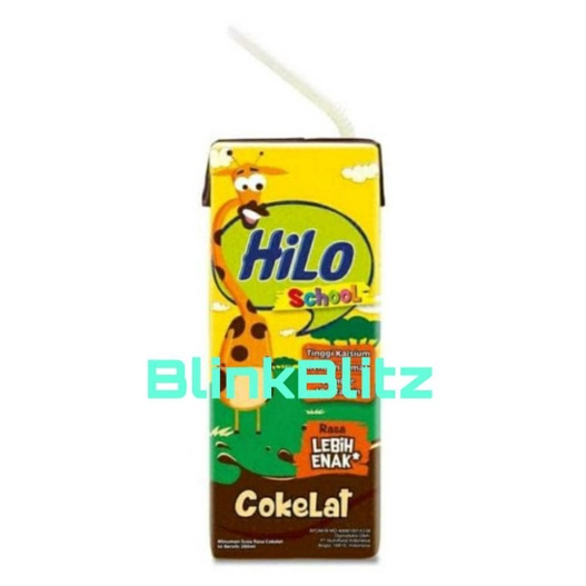 Hilo School Chocolate 200 ml Susu UHT Cokelat Anak Kids