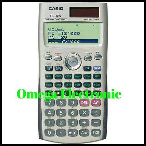 

Casio Fc 200 V Financial Calculator