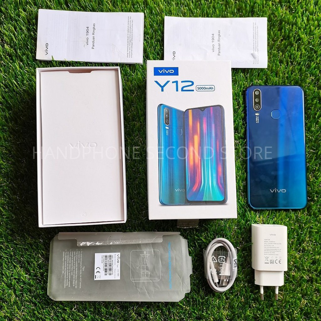 HANDPHONE HP VIVO Y12 3/32GB FULLSET NO HEADSET SECOND SEKEN BEKAS MURAH-1
