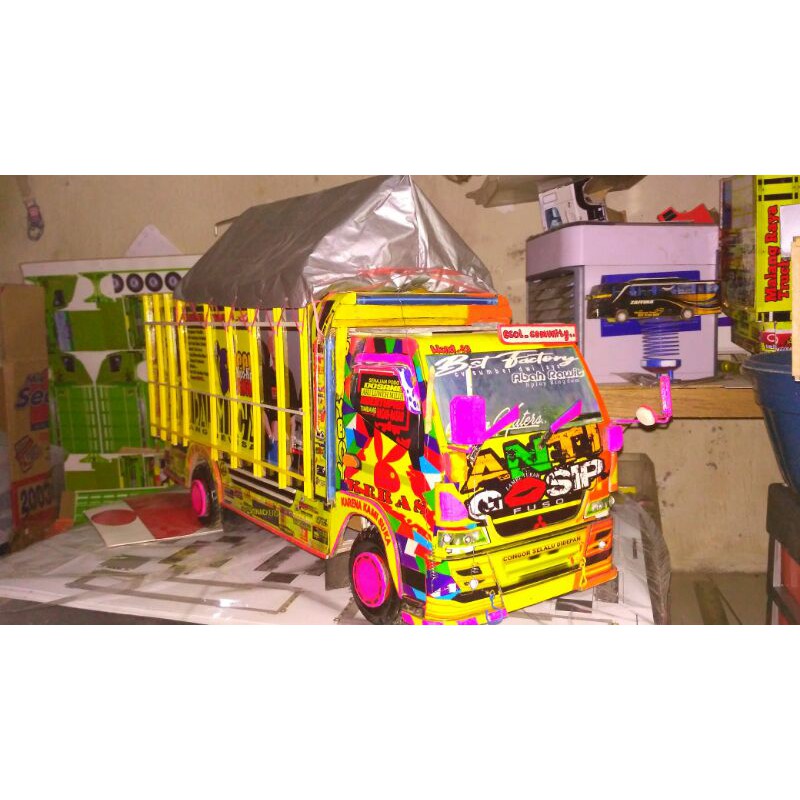 Rc truk anti gosip skala 14 full propo 6ch