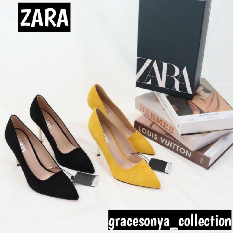sepatu heels ZS-012 branded import