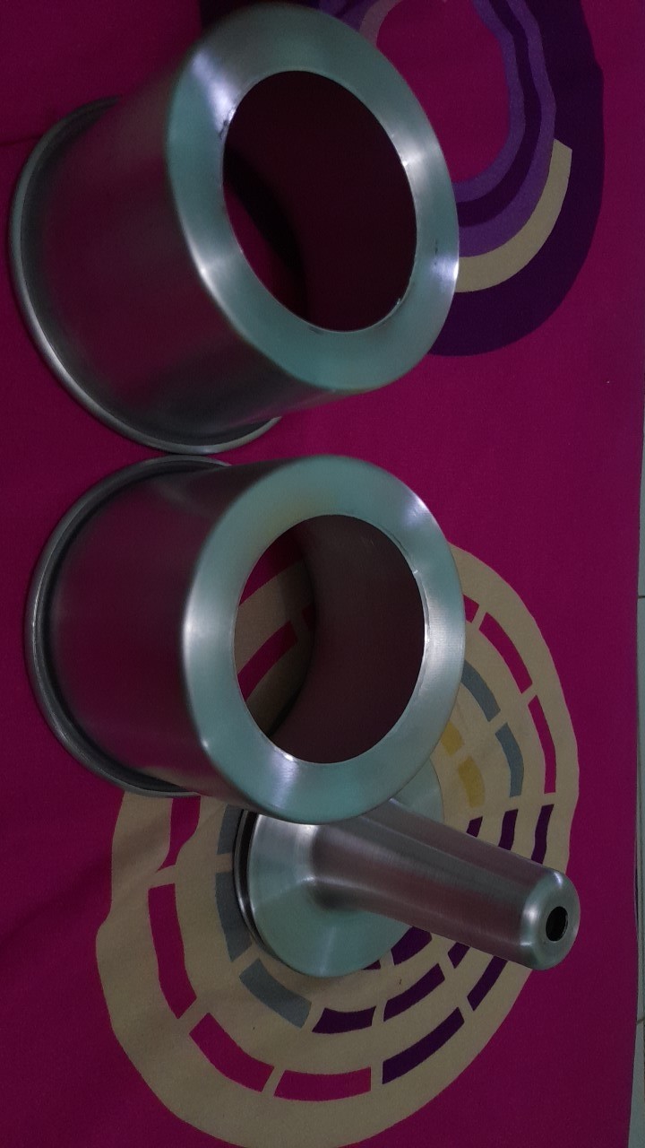 Loyang Chiffon Press Mini Lurus Diameter10cm Dan 12cm Tinggi 8cm Tebal 0,8cm