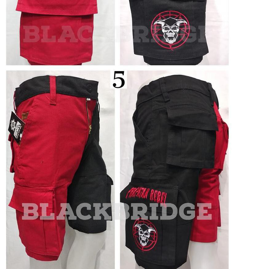 [[BISA COD]] 475Celana Cargo / Kempol Pria Alpin Pendek Metal Murah PRAPATAN REBEL - PRBL, VENOM,