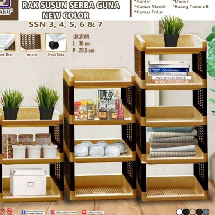 [PRODUK L8CMN] RAK YOYO 5 SUSUN RAK SERBAGUNA FULL HITAM DAN HITAM ABU-ABU (free bubble wrap) S0Y