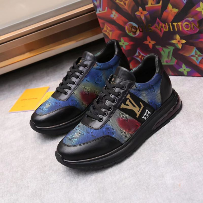 lv sneaker shoes top sepatu pria lou is vuitton P1SHOES mirror