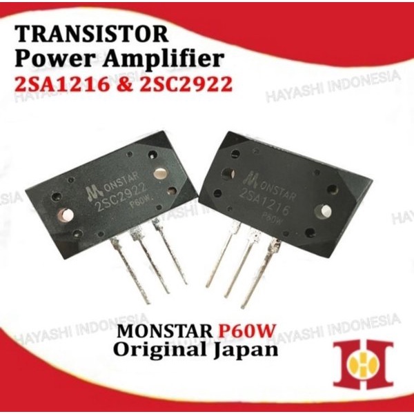 Transistor Power Audio 2SA1216 2SC2922 2SA 1216 2SC2922 Original Japan