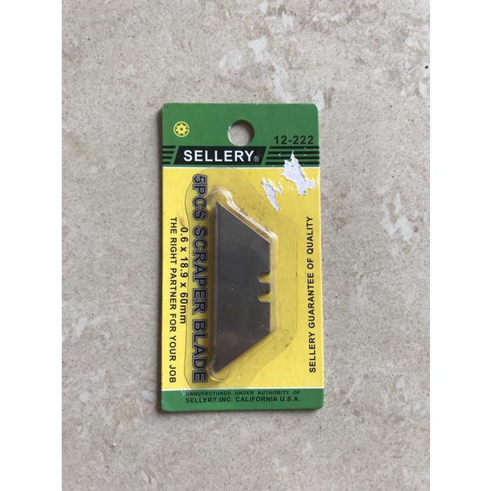 

Gilaa!!! Sellery Scraper Blade 5 Pc 12-222 / Isi Cutter Hemat