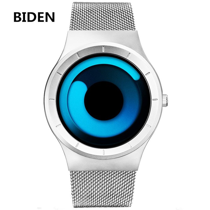 Jam Tangan Pria Wanita BIDEN Bisnis Kemewahan - Biru | WATCHYH