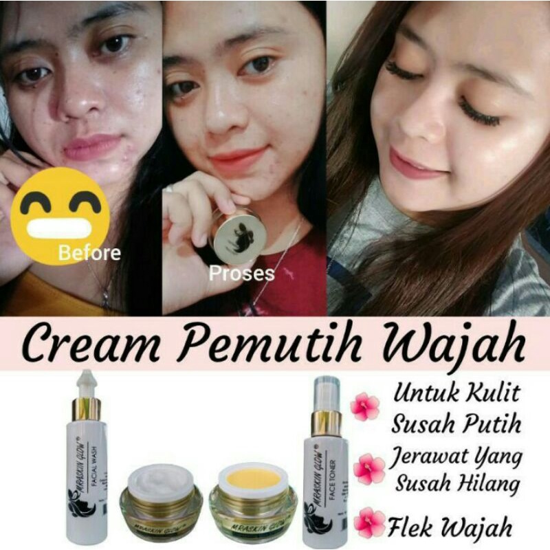 LIGHTENING NIGHT CREAM MRASKIN GLOW BPOM