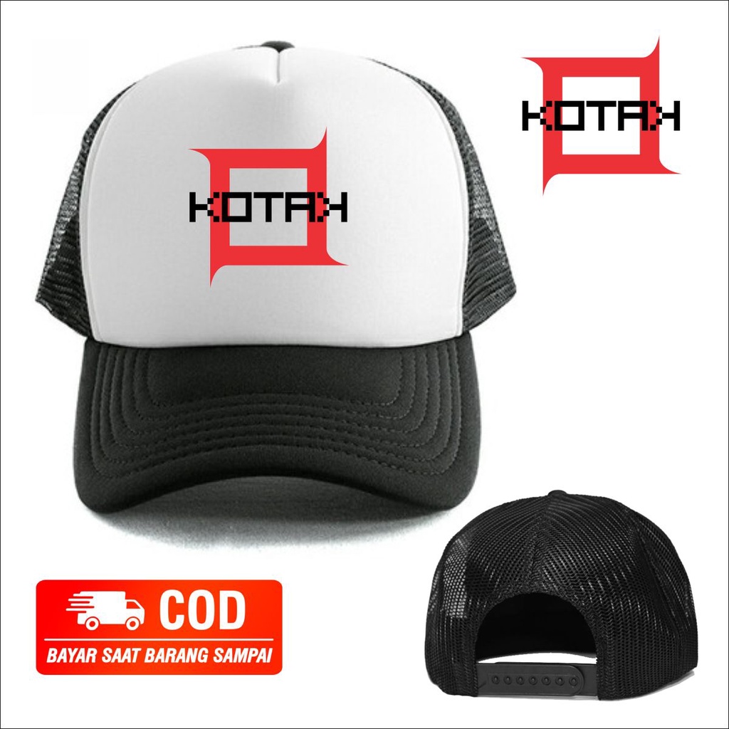 Topi Distro Kotak Band - Topi Trucker Original - Topi Distro Murah
