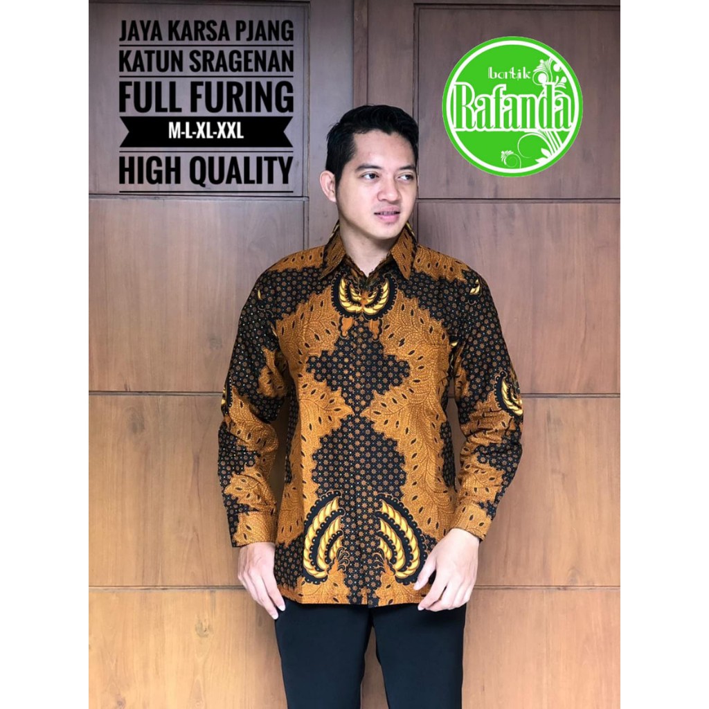 JAYA KARSA PANJANG kemeja batik pria lengan panjang terbaru ORIGINAL BY RAFANDA