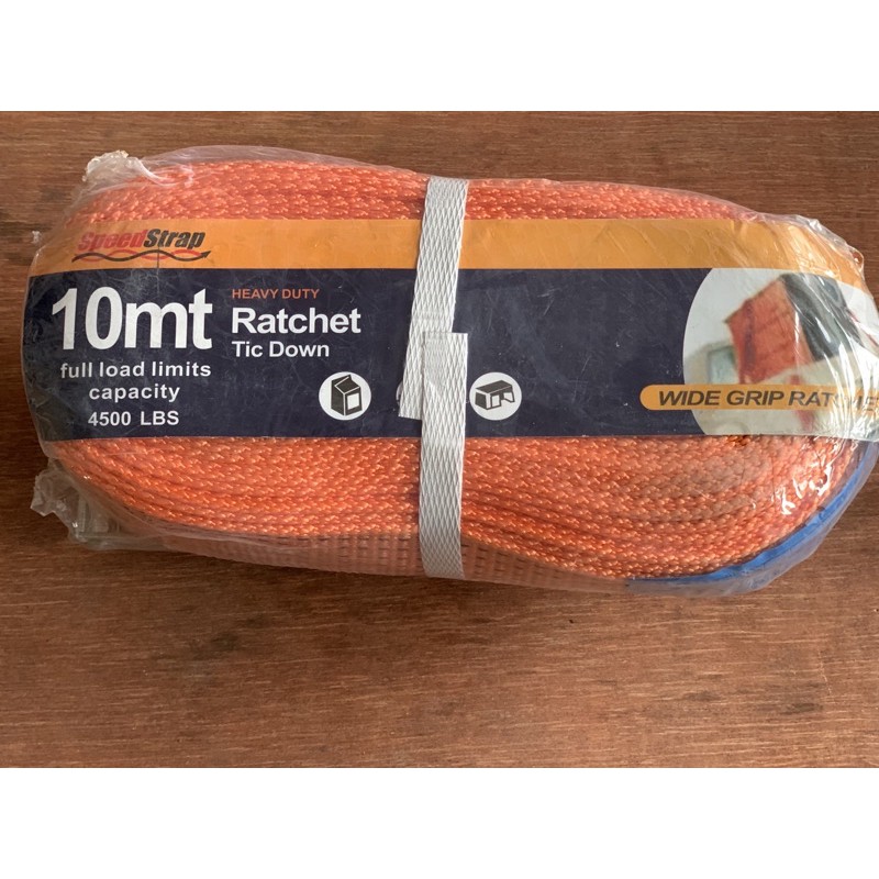 Ratchet tie down / cargo lashing / tali pengikat barang 2”x2tonx10m