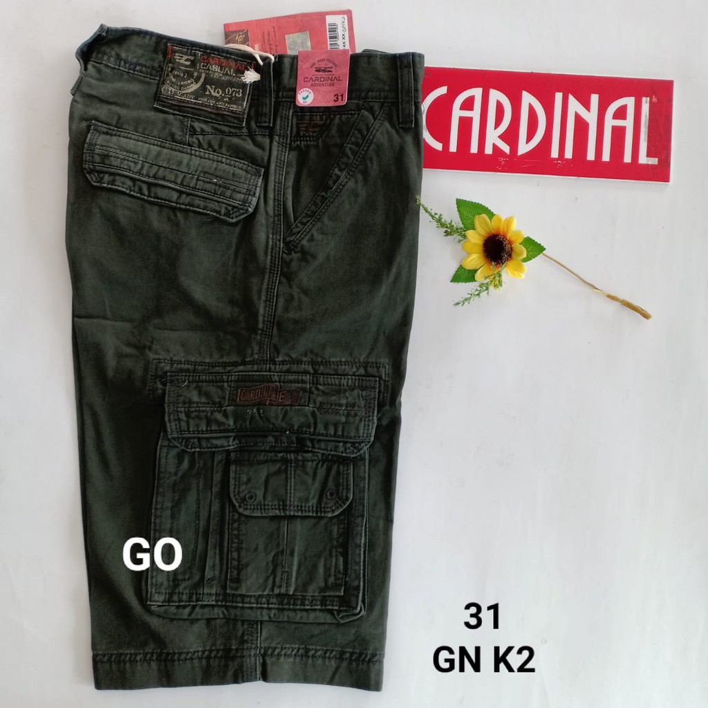 gos 31-KPL 2 CARDINAL KEMPOL CASUAL Celana Pendek Cowok Celana Kempol Fashion Pria Brand Kekinian
