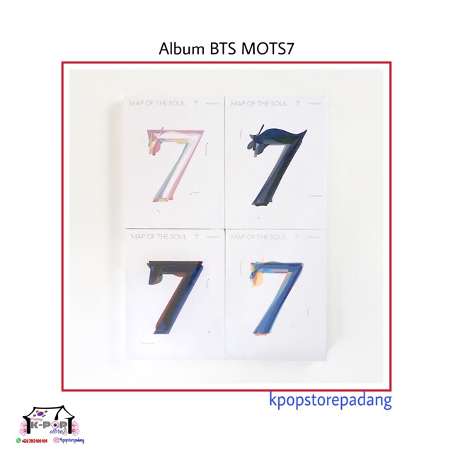 [READY STOCK] SEALED ALBUM BTS MOTS7 + POSTER
