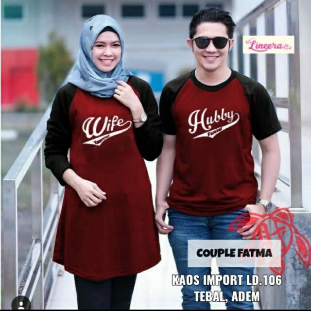  Couple  fatma couple  alfy baju  couple  kaos couple  kaos 