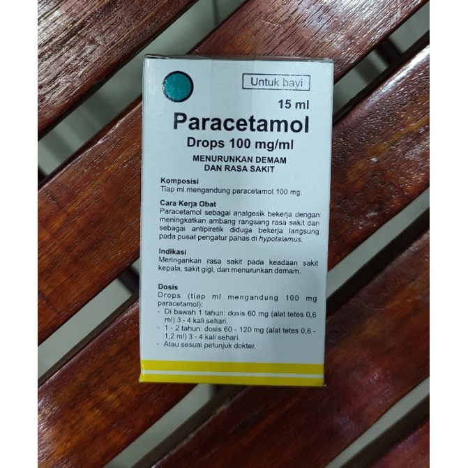 Paracetamol Drop Generik 15 Ml / 100 Mg