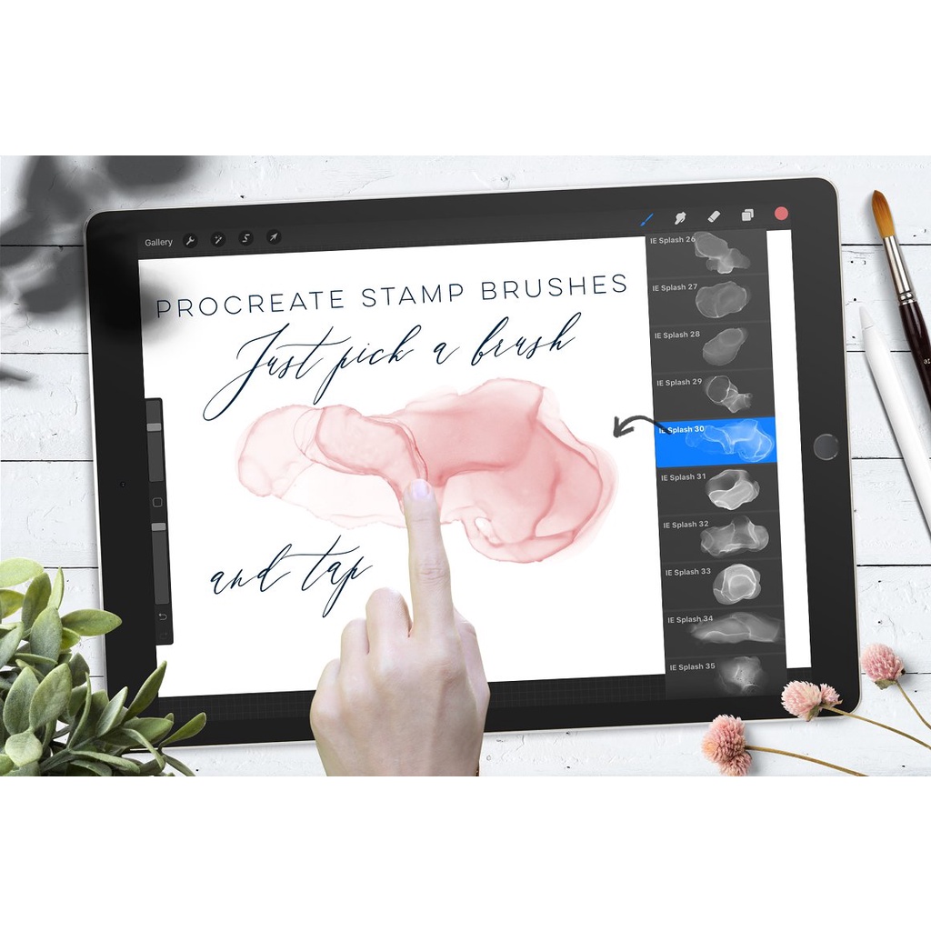 Procreate Brush - Inky Ethereal Procreate Stamps Brushes