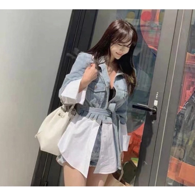 KEMEJA JEANS MELODY | KEMEJA WANITA IMPORT