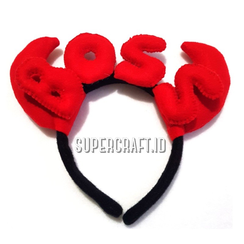 Bando Devil Boss Tema Halloween Bando Iblis Kostum Setan