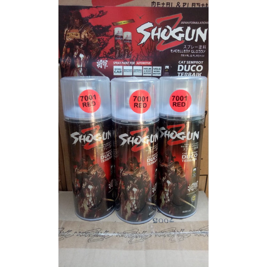 pilox pilox cat semprot duco shogunz pilok shogun stabilo red 7001 400cc stabilo merah