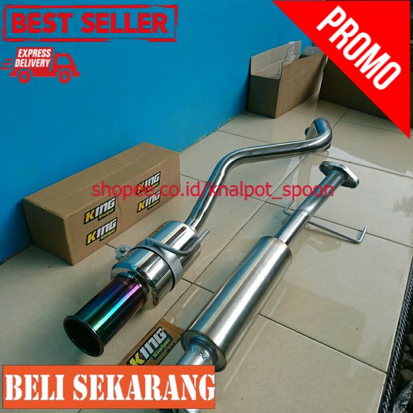 knalpot mobil XENIA Avanza RUSH knalpot Mobil Racing Knalpot bolt on Avanza Xenia mufler Spoon