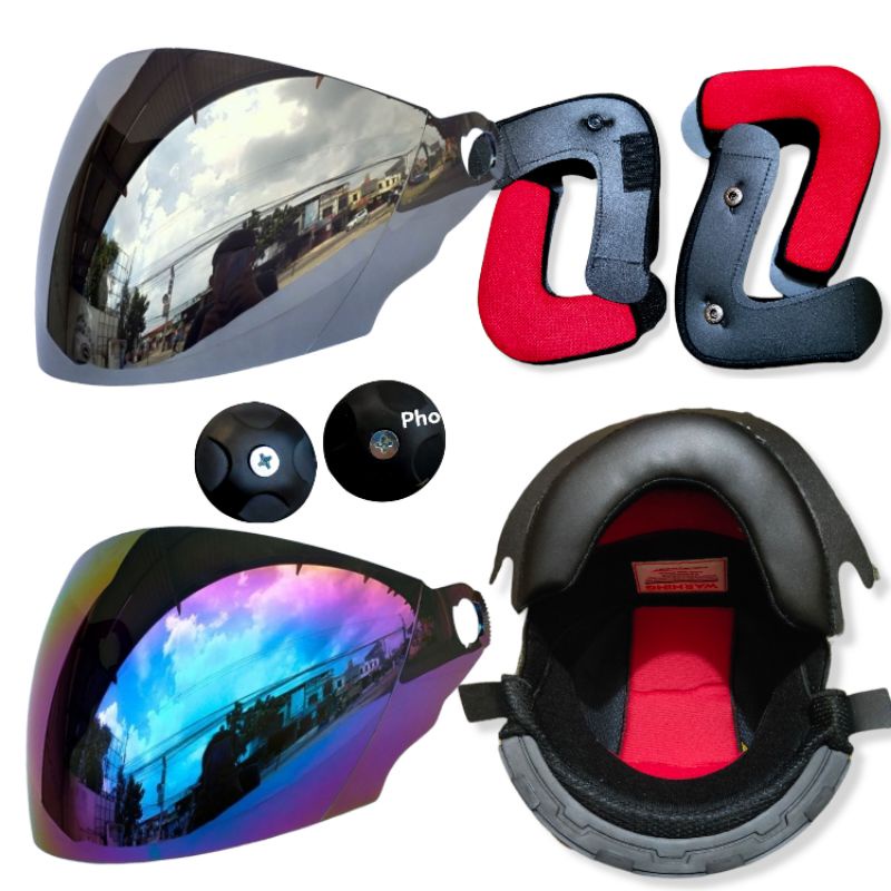 Busa Kyt 2Vision | Baud 2Vision | Spoiler 2Vision Akrilik | Kaca Kyt 2Vision Silver Pelangi